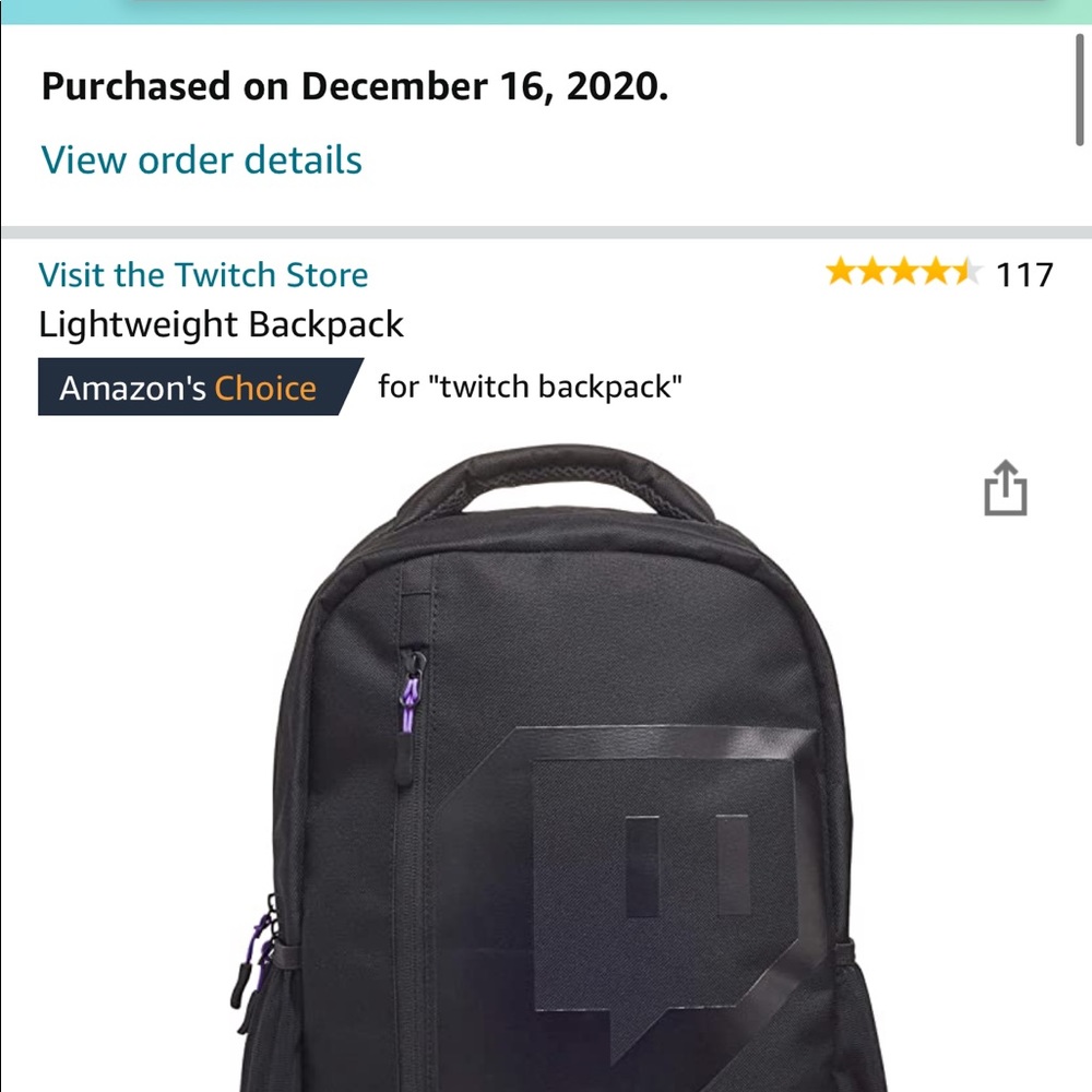 🐙 NWT 🐙 Twitch Gamer Backpack OS